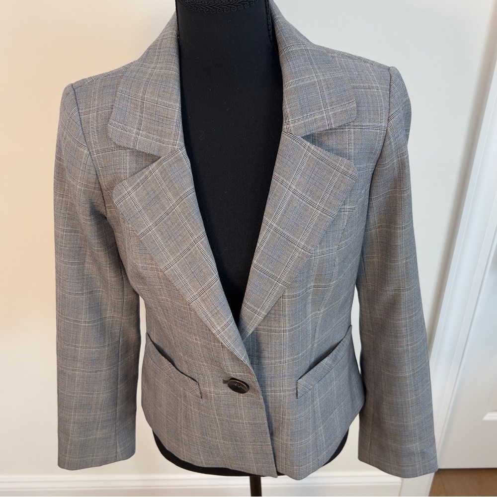 Pendleton Gray Plaid Tailored Single-Button Virgi… - image 7